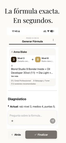 Generación de fórmulas en Blendsor
